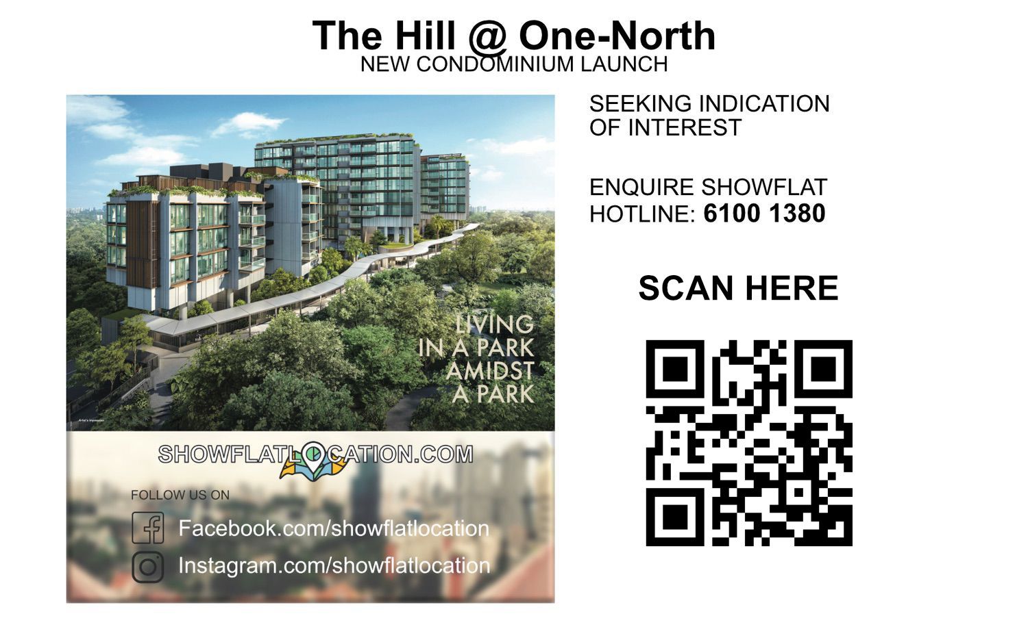 The Hill @ One North Showflat +65 6100 1380 | Showroom